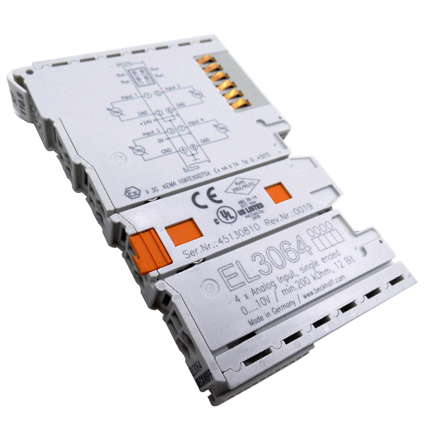 EL3064 New Beckhoff Analog Input Terminal New [STOCK-Ship Same Day] - 4 piece available